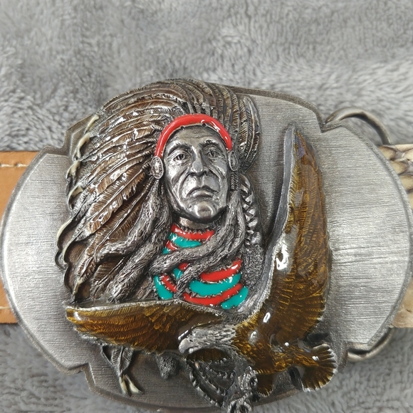 Siskiyou Buckle Co. Chief Joseph Belt Buckle - Picture 1 of 5